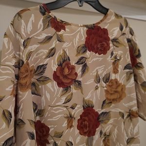 Floral Silk Top